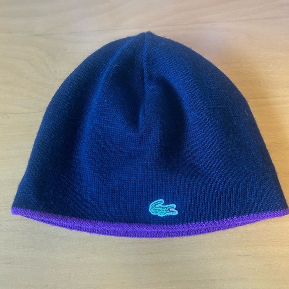 Lacoste wool reversible beanie - Picture 2 of 6